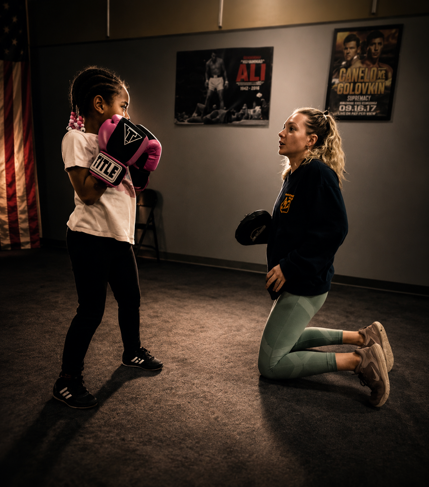 Coach Rachael Daiber, wellness coach at 2 Tone Boxing Club